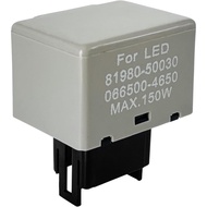 8-Pin LM449 Car LED Flasher Assy Relay, 81980-50030 066500-4650, Compatible with Lexus Scion or T0y0