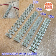 30a 15a 10a connector wire socket 12pcs row connection extension wire electric / heavy duty machine 