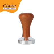 Giselle Espresso Coffee Wood Handle Tamper With Stainless Steel Flat Base (58mm)