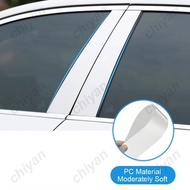 10Pcs Chrome Car Door Window Pillar Post Cover Trims Decoration Accessories For BMW X1 F48 2016 2017 2018 2019 2020 2021 2022