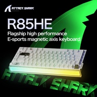 Attack Shark R85 HE 75% Magnetic Light Box Keyboard, Rapid Trigger, Hot-Swappable, South-Facing RGB,