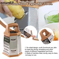 XUTIAN88WL Vegetables , Stainless Steel 4/6 Sided Cheese Graters, Convenient Multipurpose Manual Non