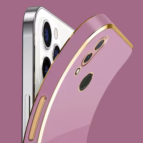 For Honor 8X Case Honor 8X Phone Case Honor View 10 Lite Case JSN-L11 JSN-L21 Luxury Square Plating 