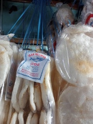 kerupuk kemplang Lampung pake sambel gurih enak mantap