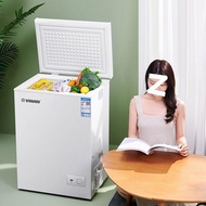 Small Small Freezer Household Full Freezer Small Freezer Fresh-keeping Box Dual-use Freezer Freezer 