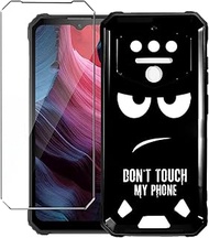DUO5 Case for Oukitel WP23 Plus (6.52 Inches) Black Mobile Phone Case + 1 Tempered Glass Screen Prot