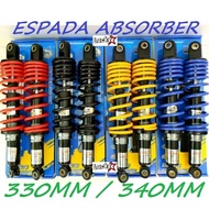 ESPADA ADJUSTABLE GAS ABSORBER 330MM 340MM RACING - EX5 DREAM RXZ SMASH WAVE DASH KRISS WAVE100 WAVE