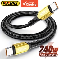 NNBILI PD dual-head Type-C fast charging cable, maximum compatible with 240W fast charging, supports