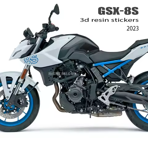 For GSX-8S GSX8S GSX 8S 2023 Motorcycle Parts 3D Epoxy Resin Sticker Tank Mat