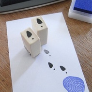 足跡印章 高跟鞋