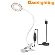 奧瑪燈飾 - LED枱燈 5W 可調光調色 夾枱式 放大鏡 台燈 書檯燈 床頭燈 509WH SD