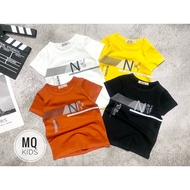 Baju tshirt raya baby boy budak anak bayi kanak kanak lelaki cotton lengan pendek big size black hit