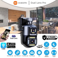 Xiaomi กล้องวงจรปิด 4K เลนส์คู่ WiFi | หมุน 360° | V380 Pro | ใช้ในบ้าน
