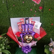 Jambangan bunga  coklat