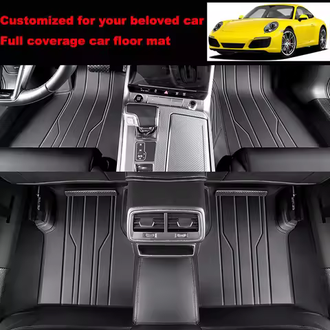 Customized Full Coverage Car Floor Mat for BMW 5 Series E61 Touring F11 G31 F07 Gran Turismo Interio