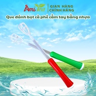 Handheld coffee frother, convenient plastic coffee frother