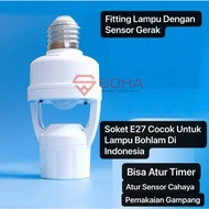 ART-084 Smart Fitting Motion Sensor Automatic Bulb Light Infrared Motion Sensor 60W E27 Lamp