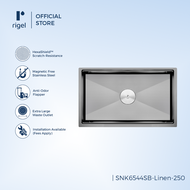RIGEL Scratch Resistance Kitchen sink SNK6545SB-LINEN-250depth