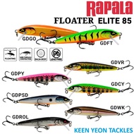 RAPALA FLOATER ELITE 85 (FE85) WOUNDED-MINNOW LURES RAPALA LURE MINNOW LURE