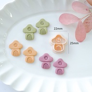 new Mushroom Polymer Clay Cutters Set Mushroom House Cutting Molds Boho Earrings Cutter DIY Jewelry