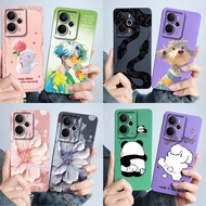 For Realme 14 14T 5G Phone Case Cute Panda Flower Colorful Painting Cover Realme14 Realme14T RMX5078