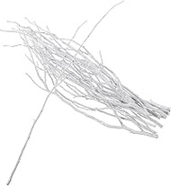 Levemolo Natural Dry Branches for Decoration 10 White Twigs Stems for Vase And Home