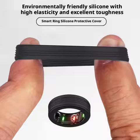 Silicone Smart Ring Cover for Oura Ring Gen4 Anti-Scratch Anti Drop Protective Case For Samsung Smar