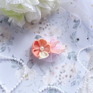 粉橘色 漸變系列 和風花髮夾 髮飾 兒童頭飾