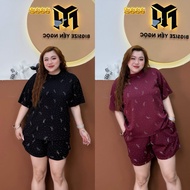 Stone Bow Thigh Set (S666) stone-embellished elastic thigh set - Bigsize Yen Ngoc 55-90kg