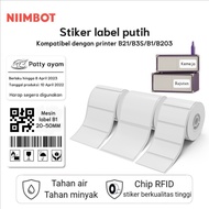 NIIMBOT B21 B1 B203 B3S White LABEL THERMAL STICKER Waterproof Oil