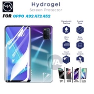 LAYAR Oppo A92 A72 A52 Clear HD Blue Matte Spy Privacy Hydrogel Screen Protector Screen Protector