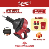 EEHIONG1977 Milwaukee M12 BDC6 Sub Compact Drain Cleaner with Spiral Diameter 6mm M12BDC6 M12BDC-202