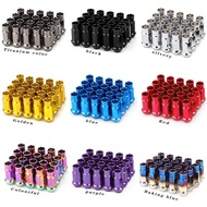 Car Lug Nut Car Lightweight Tire Nut Car Wheel Screw Nut Nut 20+1/Set Car Lug Nut