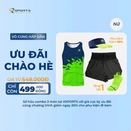 COMBO XSPOSTS 7 + 8: NEON GREEN SINGLET SHIRT + BLACK BELT PANTS (GIVE RUNNING SOCKS)
