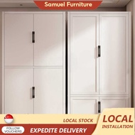 DF Moisture-Proof And Mildew-Proof Metal Simple Steel Wardrobe For Bedroom Home Rental Children's Ir