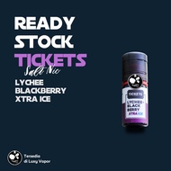 Ready JT Tickets Lychee Blackberry Xtra Ice Salt Nic Liquid EJM