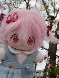 Madoka Anime Cotton Vải Bông Doll 20cm Fluffy Dễ Thương Quà Tặng Sinh Nhật Hình Sưu Tập Có Giá Trị T