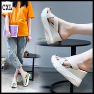 CXL Women Fashion 3.93 Inches Wedge Heels Beautiful Sandals(Size 34-44)