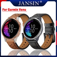 Garmin Venu Leather Strap Garmin Venu Smart watch band breathable Leather bracelet strap