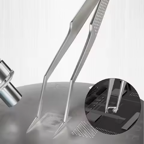 MECHANIC Aax-17 Non-magnetic Stainless Steel High Hardness Anti-Corrosion Precision Tweezers Electro