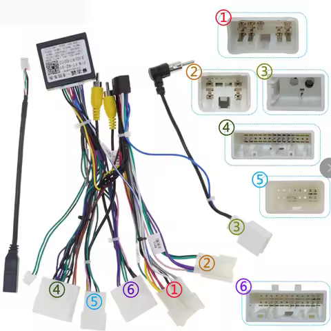 Canbus Box FT-RZ-01 For Toyota Corolla/Camry/CHR /RAV4/ LAND CRUISER With Wiring Harness Power Cable