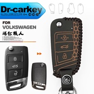 Volkswagen Leather Case vw POLO GOLF TIGUAN Key Genuine Smart