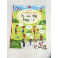 Usborne Speaking English First Sticker Book - Imported Children's Sticker Book