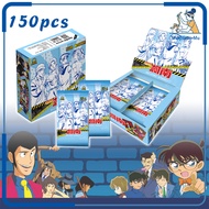 150pcs Kartu Anime Detective Conan Little Dinosaur Conan Collection Card Detective Conan Card