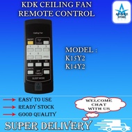 K15Y2 K14Y2 KDK Ceiling Fan Remote Control