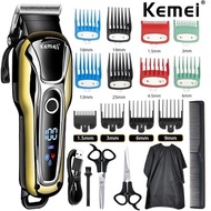 Kemei 1990 new hair clipper professional hair clipper men's hair clipper electric trimmer LCD displa