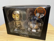 Hottoys Cosbaby Star Wars C-3PO R2-D2 Rusty Version Hot Toys C3PO R2D2 Disney (銹化别注版)
