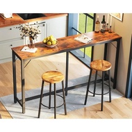 71 Inch Bar Table, Bar Height Bar Table, Counter Height Table, Rectangular High Top Kitchen And Rest