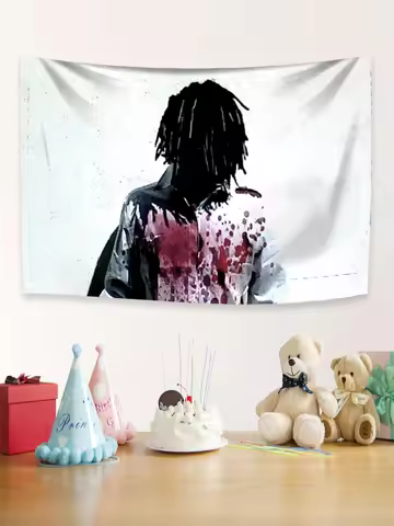 90X150CM 3X5FT Ken Carson's Flag MORE CHAOS Music Wall Hanging Tapestry Room Decor Double Penetratio