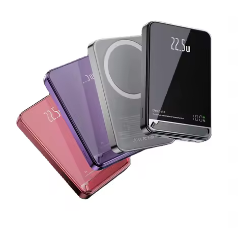 New High Quality Alloy PowerBank Backup Battery For Magsafe With Gift Powerbank Magnetic Wireless Ph